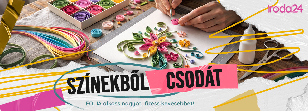 Akció - Színekből csodát - FOLIA termékek szuper áron!
