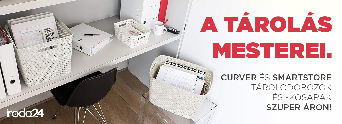 Akció - A tárolás mesterei. CURVER és SMARTSTORE tárolódobozok és -kosarak szuper áron!