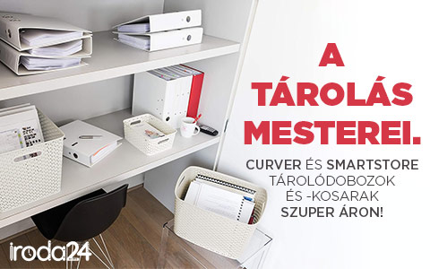 Akció - A tárolás mesterei. CURVER és SMARTSTORE tárolódobozok és -kosarak szuper áron!