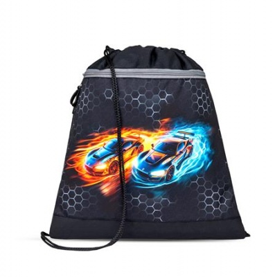 Tornazsák, BELMIL "Race it", fekete, versenyautó