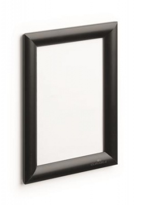 Posztertábla, fali, A5, alumínium keret, DURABLE, fekete