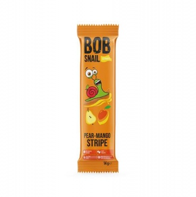 Gyümölcsszelet, 14 g, BOB SNAIL, körte-mangó