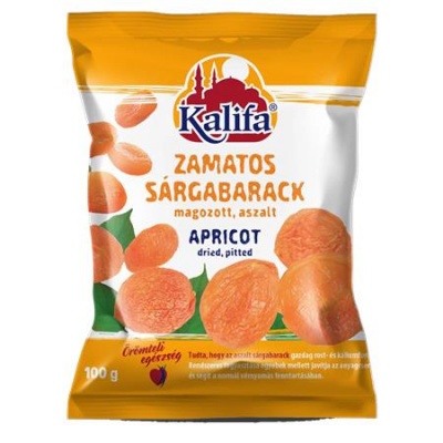 Aszalt sárgabarack, 100 g, KALIFA