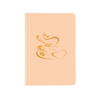 Naptár, tervező, B6, heti, TOPTIMER "Pastel", lazac