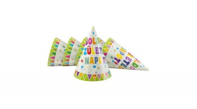 Csákó, papír, "Boldog születésnapot/Zászlós"