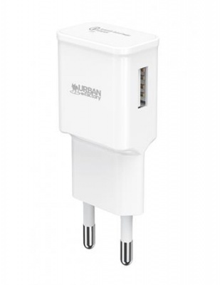 Hálózati töltő, 1xUSB-A (5.0V/3.0A), URBAN FACTORY