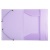 Gumis mappa, PP, A4, EXACOMPTA "Chromaline Pastel", lila