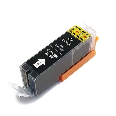 Canon PGI-550XL (6431B001) PGBk festékpatron, utángyártott, fekete, nagy kapacitású, WB